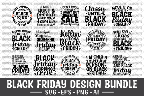 Black Friday Design Bundle SVG