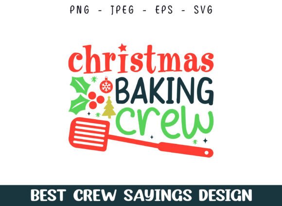 Christmas Baking Crew SVG Designs