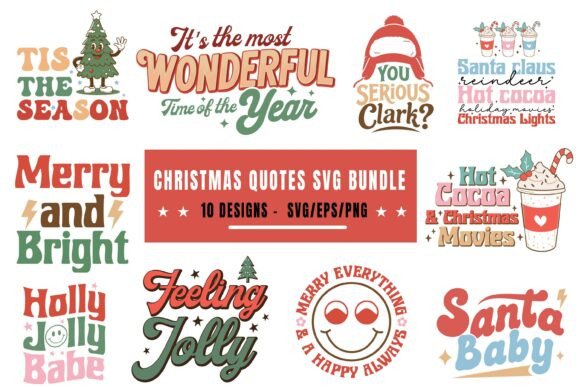 Christmas Funny SVG Bundle Design