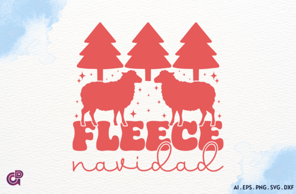Fleece Navidad Christmas Funny SVG