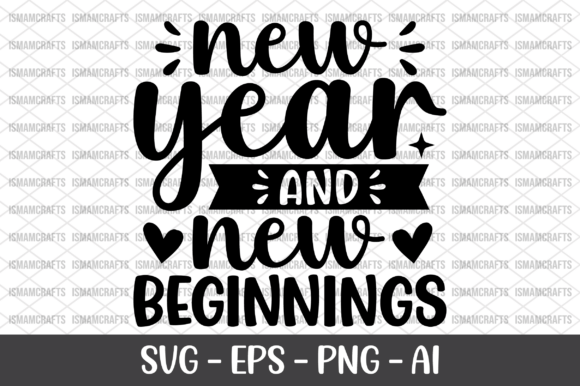 New Year and New Beginnings SVG