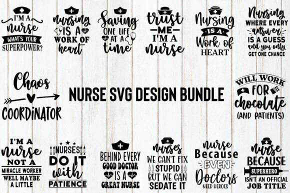 Nurse SVG Bundle Design Review